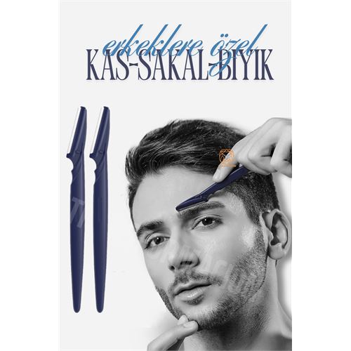 Erkek Kaş Şekillendirme Tüy Alma Jileti 2 ADET