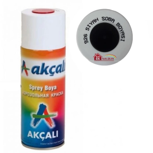 Akçalı Sprey Boya 400 ml 926 Siyah Soba Boyası