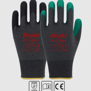 Beybi PL17 Flex Likralı İpten Örme Lateks Eldiven NO:10