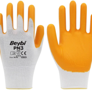 Beybi PN3 Nitril Sarı İş Eldiveni No:9 1 Çift