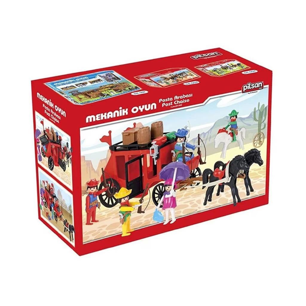 04 002 Mekanik Seri 2 Posta Arabası - Oyuncak