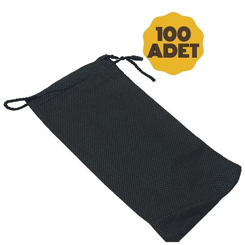 100 Adet Gözlük Kılıfı Büzgülü Gözlük Koruma Kesesi 715161