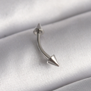 316L Çelik Gümüş Renk Çivi Model Piercing