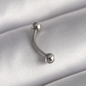316L Çelik Gümüş Renk Topçuk Model Piercing
