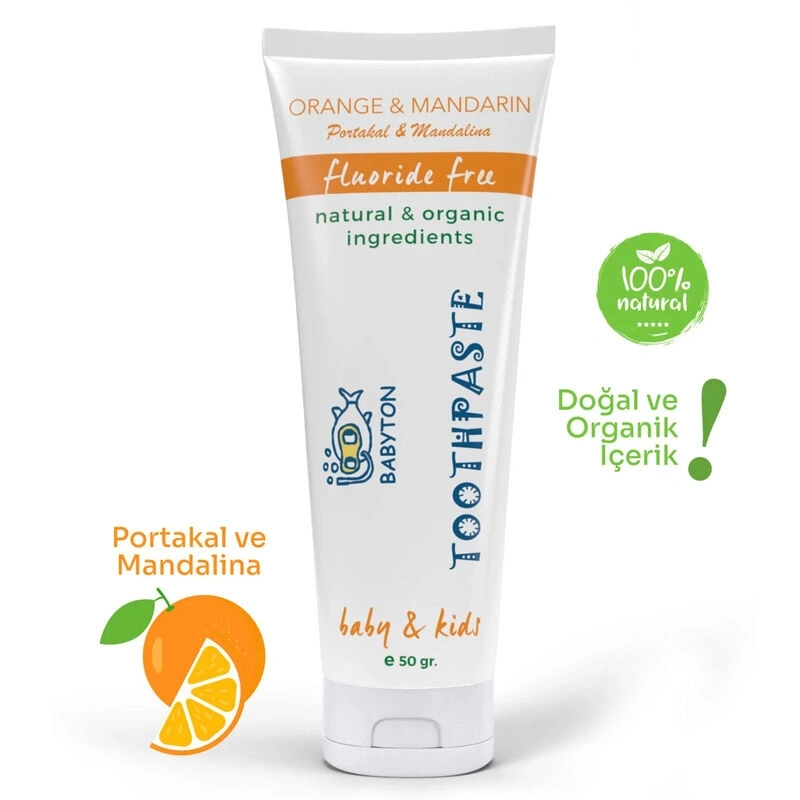 Organik Doğal Portakal & Man a Aromalı Diş Macunu 50 Gr