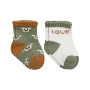 2'Li Love Dog Penye Soket Çorap 10118 Nil