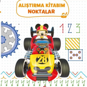 Eğitsel Mickey ve Çılgın Yarışçılar Alıştırma Kitabım Noktalar