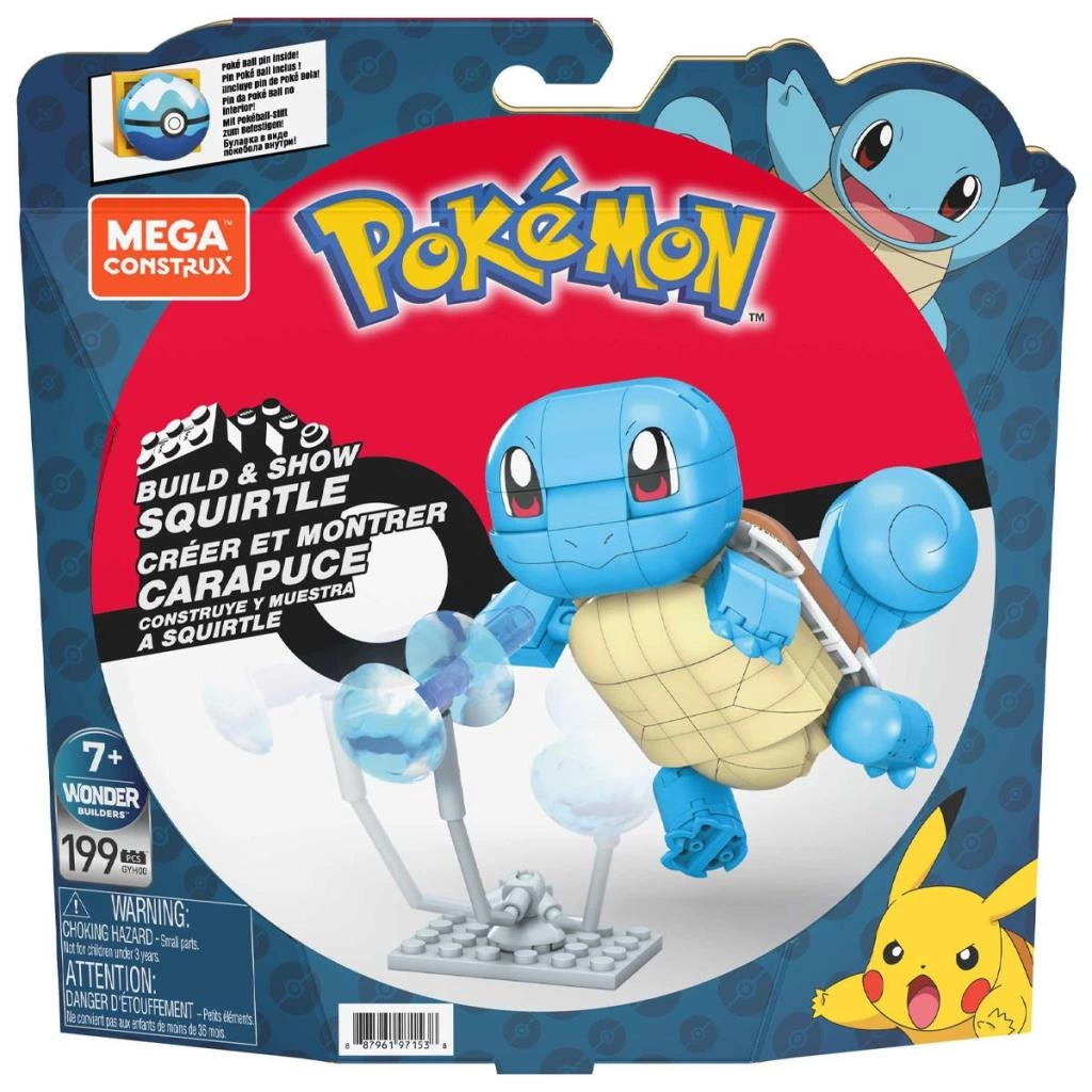GYH00 Squirtle - Yap ve Oyna Figürler 199 parça +7 yaş