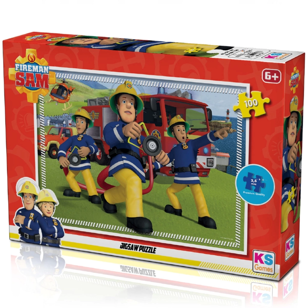 Fireman Sam 100 Parça Puzzle