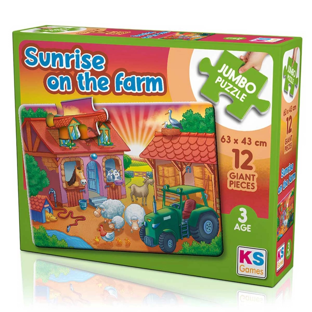 rise On The Farm 12 Parça Puzzle