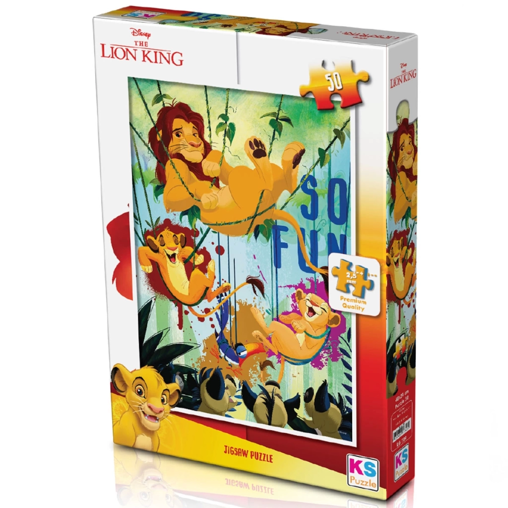 Lion King 50 Parça Puzzle