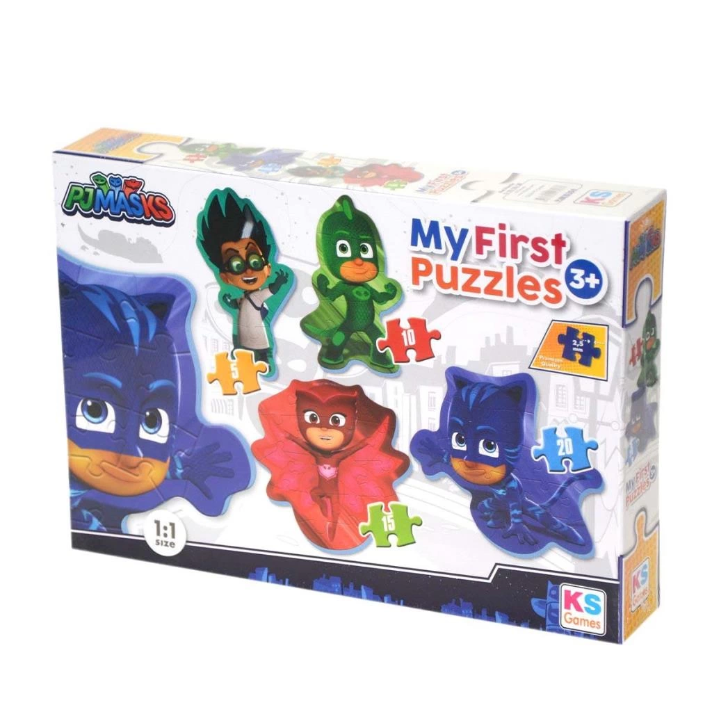 Pjmask Benim İlk Yapbozum 4'ü Bir Arada