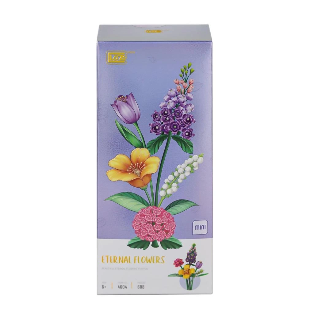 LZ4604 Çiçek Blok Seti 608 Parça -Vagon life