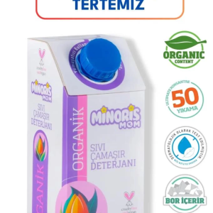 MOM Organik Sıvı Çamaşır Deterjanı 1 Lt 50 Yıkama