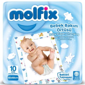 Bebek Bakım Örtüsü 60x60 10 Adet