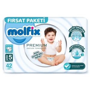Premium Bebek Bezi Fırsat Paketi 5 Beden 11-18 Kg 42 Adet