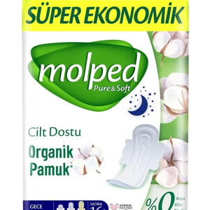 Pure&Soft Gece Ped Süper Eko 16 Adet