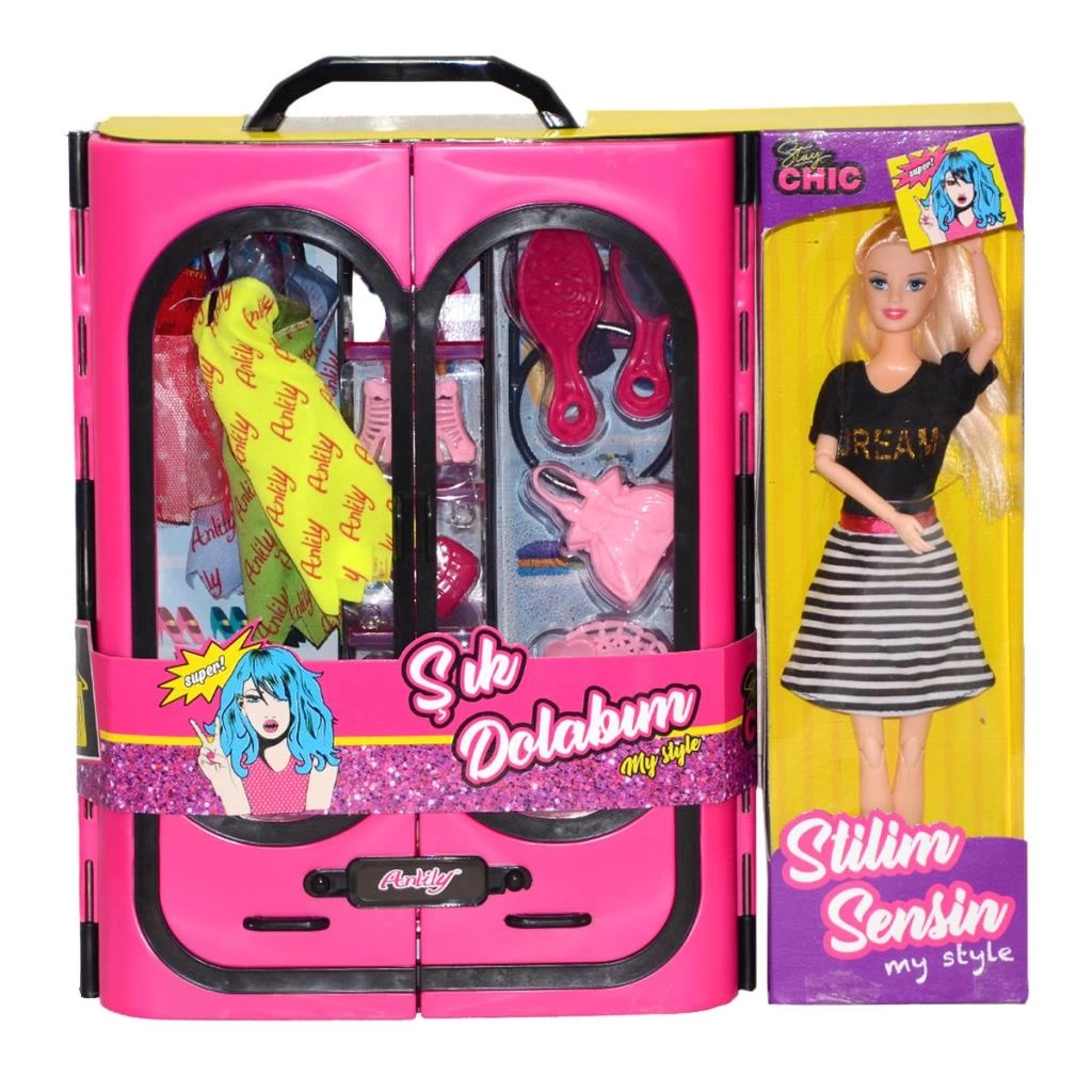 02441 Anlily Bebek ve Elbise Dolabı