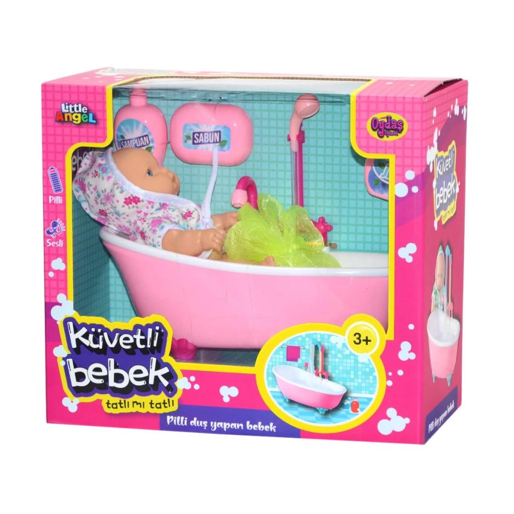 02605 Pilli Küvette Duş Yapan Bebek