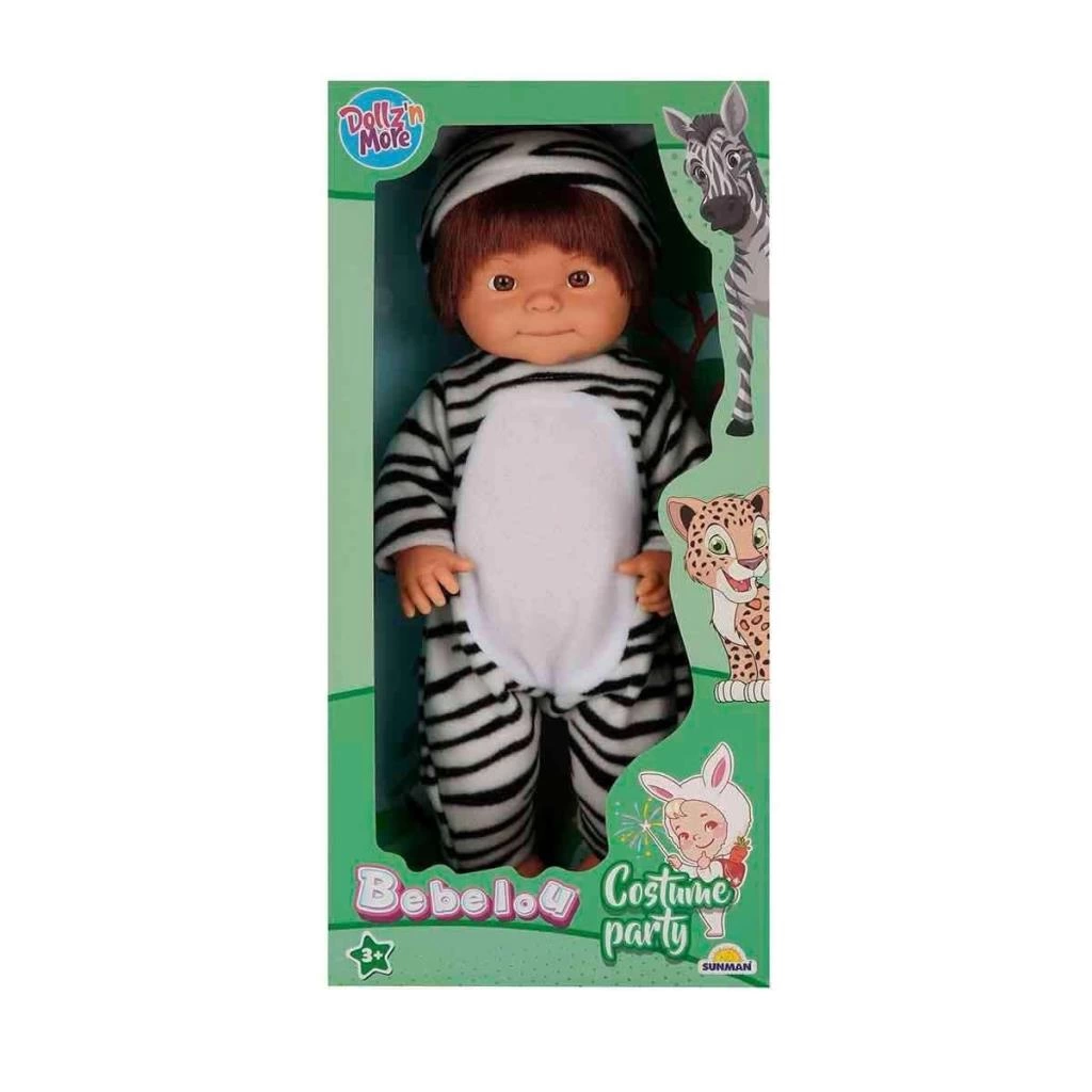 40041 Hayvan Kostümlü Bebek 40 cm