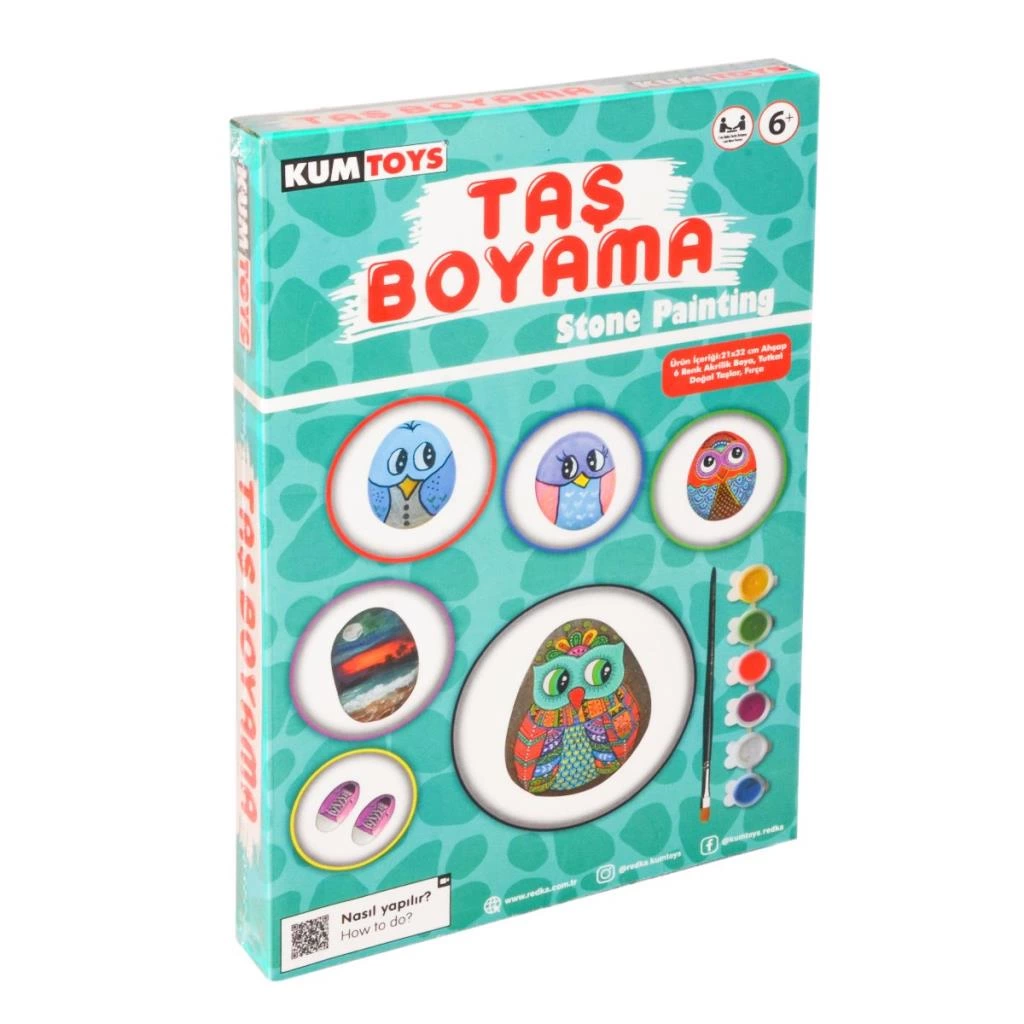 5307 Taş Boyama - Stone Painting / +6 yaş