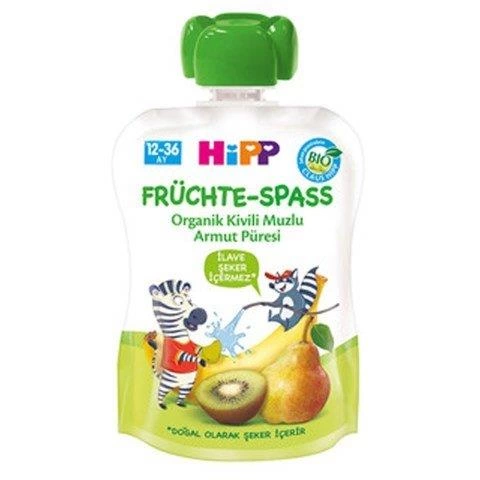 Organik Kivili Muzlu Armut Püresi 100 Gr