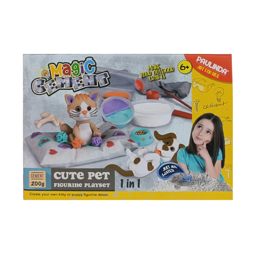 Magic Cement Tatlı Hayvan Figürleri Hobi Seti 200 gr