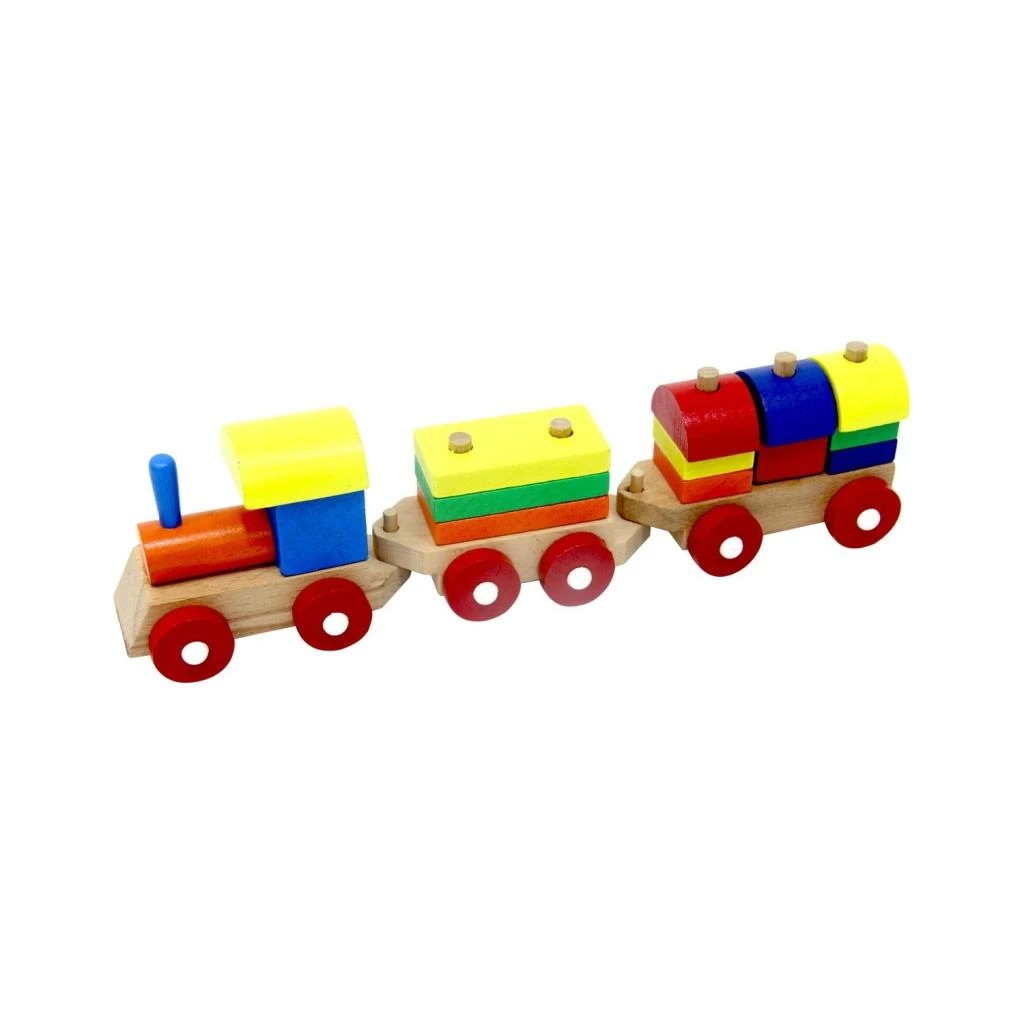 Eğitici Ahşap Bloklu Bultak Tren 351