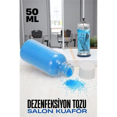 Salon Kuaför Dezenfeksiyon Tozu - Manikür Pedikür Berber Saç Tarak Kesme Makas Dezenfektanı Profesyonel Salon Dezenfektanı 721660