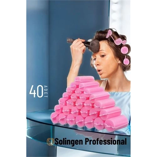 Süngerli Gece Bigudisi 3 cm 40 Adet Solingen Professional 719759