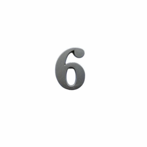 Cemax İtalik 6 Rakamı 5 cm Saten Yapışkanlı