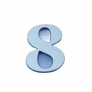 Cemax Villa Boy 8 Rakamı 8,5 cm Yapışkanlı