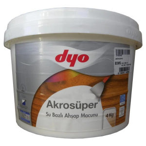 Akrosüper Ahşap Macunu 4 Kg