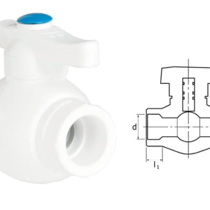 Ege Yıldız PPRC 40 mm Küresel Vana Gri