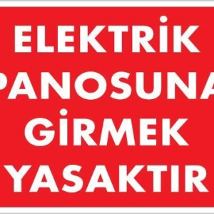 Elektrik Panosu Levhası 25x35 KOD:1118
