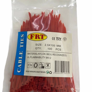 FRT Kırmızı 2,5x100 Kablo Bağı