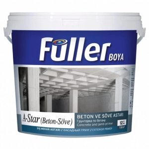 Füller A-Star Brüt Beton Söve Astarı 3,5 Kg Açık Mavi