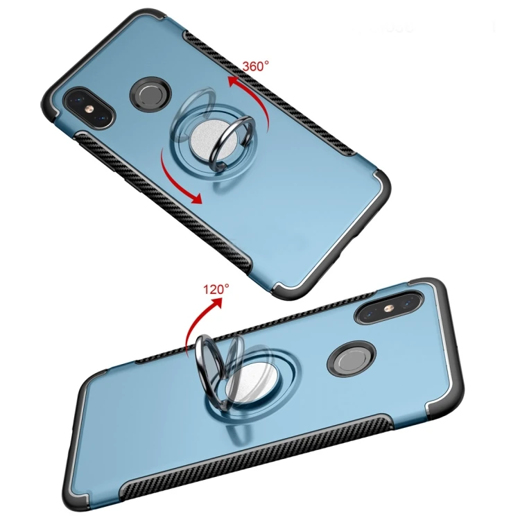 Xiaomi Mi8 360 Doner Yüzüklü Darbe Emici Armor Tpu+pc Kılıf