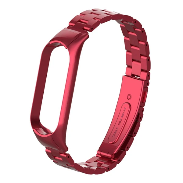 Xiaomi Mi Band 5 Stainless Steel 3 Bakla Çelik Kayış Kordon
