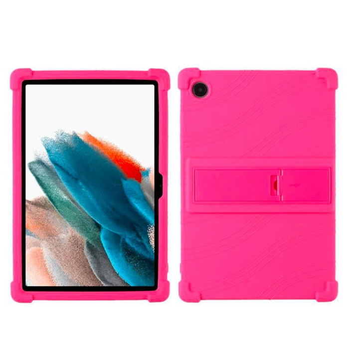 Ally SM Galaxy Tab A8 2021 10.5 (X200/X205) Kılıf Standlı Silikon Kılıf