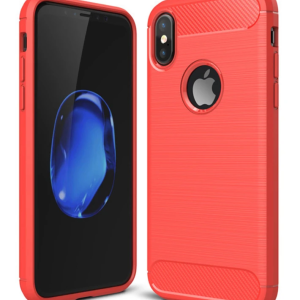 İphone XXS Dark Ultra Koruma Karbon Fiber Silikon Kılıf