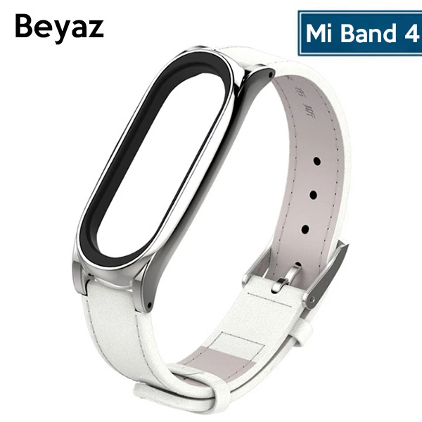 Mijobs Xiaomi Mi Band 5-4 Pu Deri Kayış Kordon