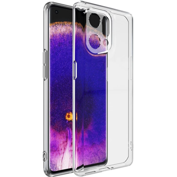 Ally OPPO Find X5 Kılıf Kamera Korumalı Ultra İnce Şeffaf Silikon Kılıf