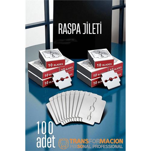 HSNET Raspa Topuk Jileti 100 lu PAKET Ayak Taban Nasır Yedek Jileti
