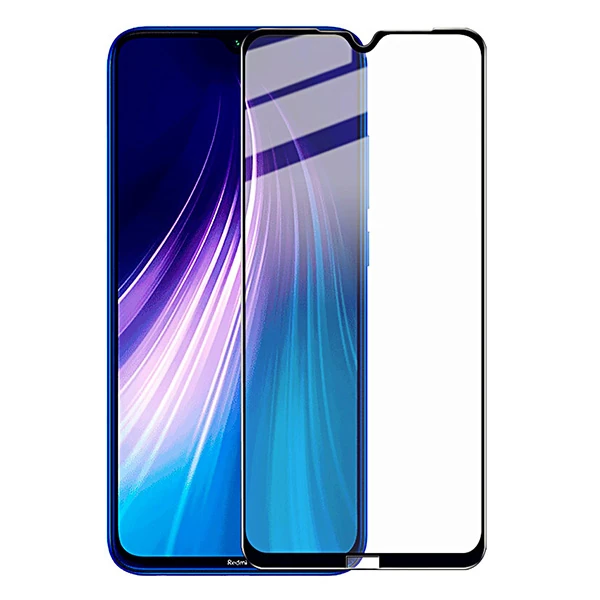 Xiaomi Redmi Note 8 3D Full Glue Tempered Cam Ekran Koruyucu