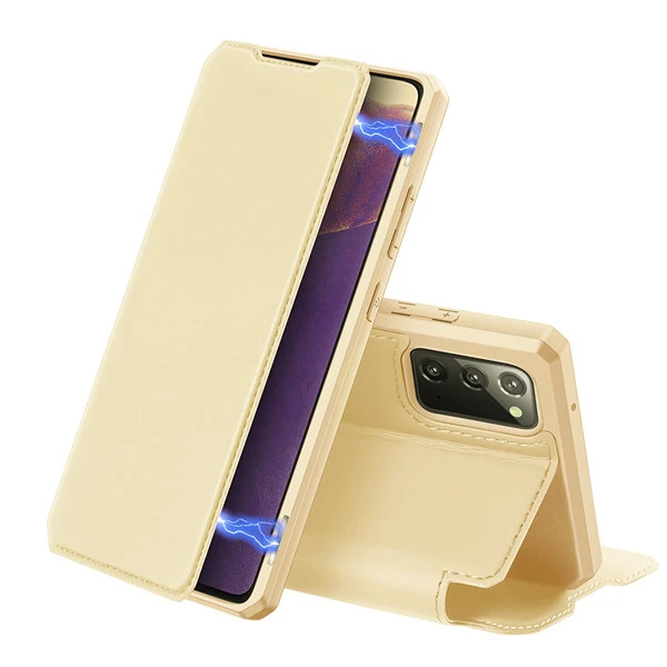 DUX DUCİS SM Galaxy Note 20 Kılıf Kapaklı Flip Cover Kılıf Skin Pro Series Kılıf
