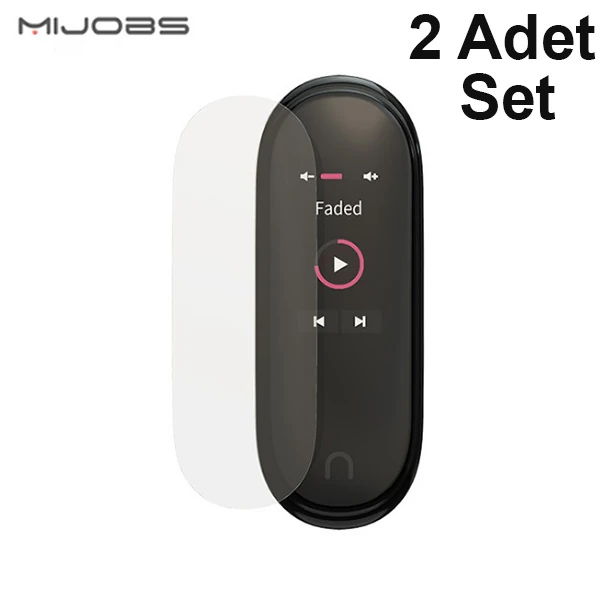 Mijobs Mi Band 5-4 Darbe Emici Ekran Koruyucu 2 Adet Set