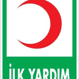 İlk Yardım Dolabı Levhası 25x35 KOD:1015