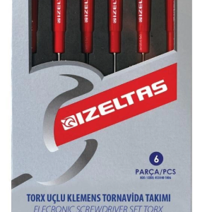 İzeltaş 4530 Elektronikçi Torx Tornavida Seti 6 Parça
