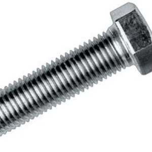 M6X10 Civata DIN 933 8,8 Beyaz Tam Paso (10 Adet)